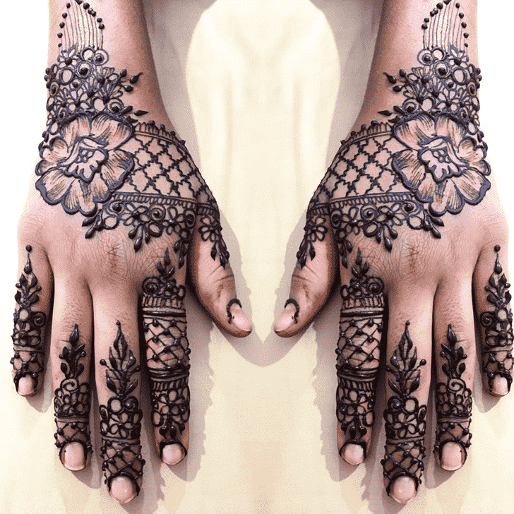 Enthralling Jalalabad Henna Design