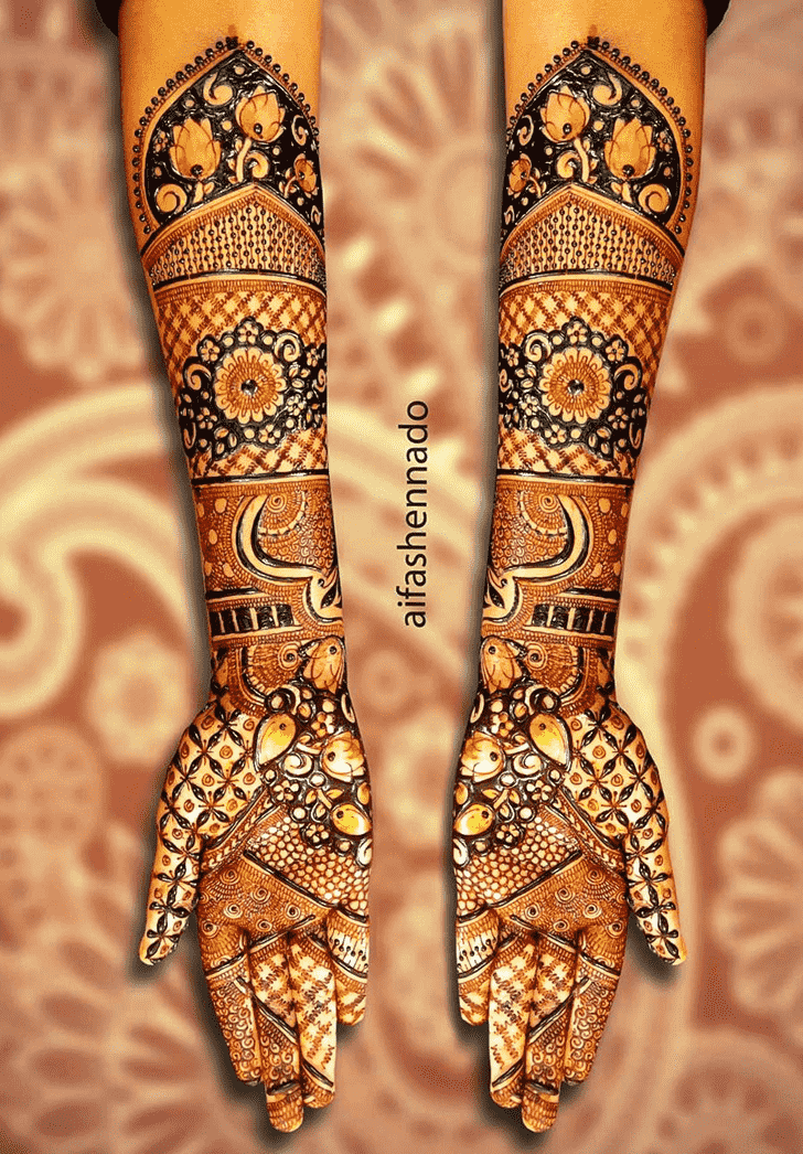 Gorgeous Jalalabad Henna Design