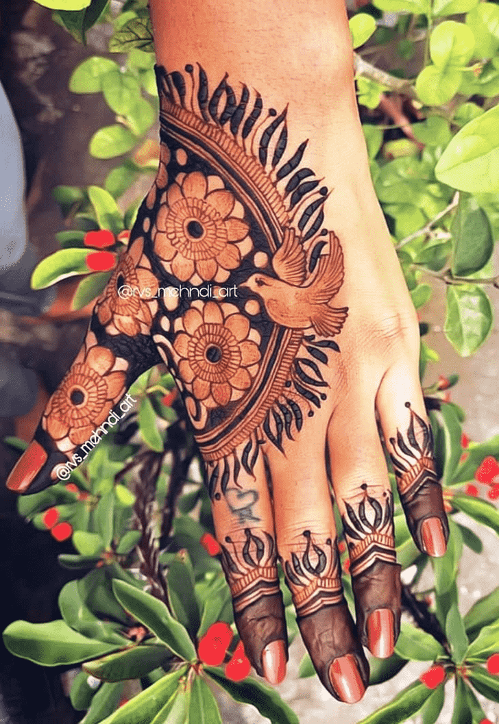 Stunning Jalalabad Henna Design