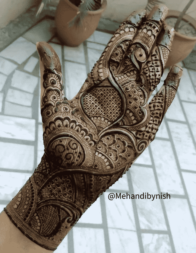 Captivating Janakpur Henna Design