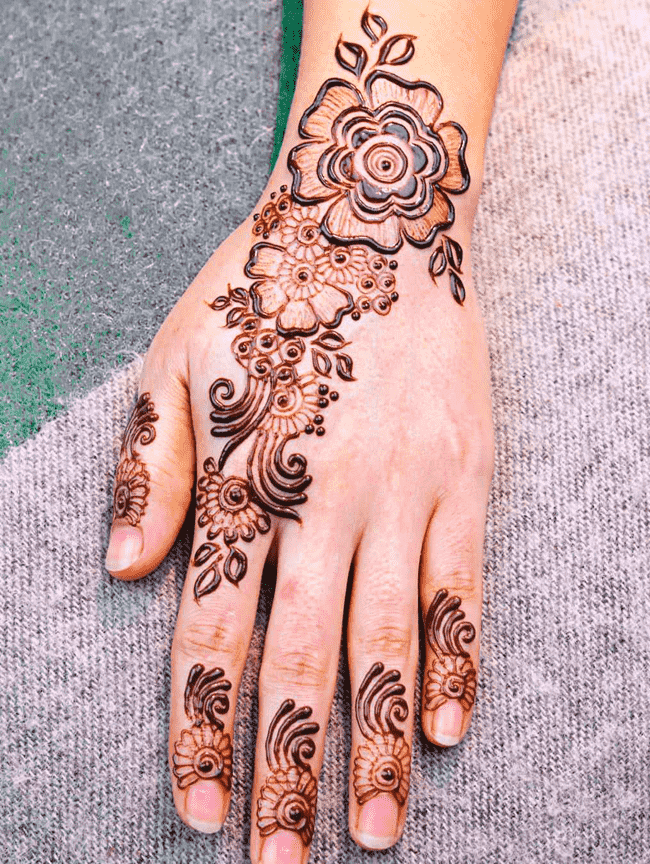 Classy Janakpur Henna Design