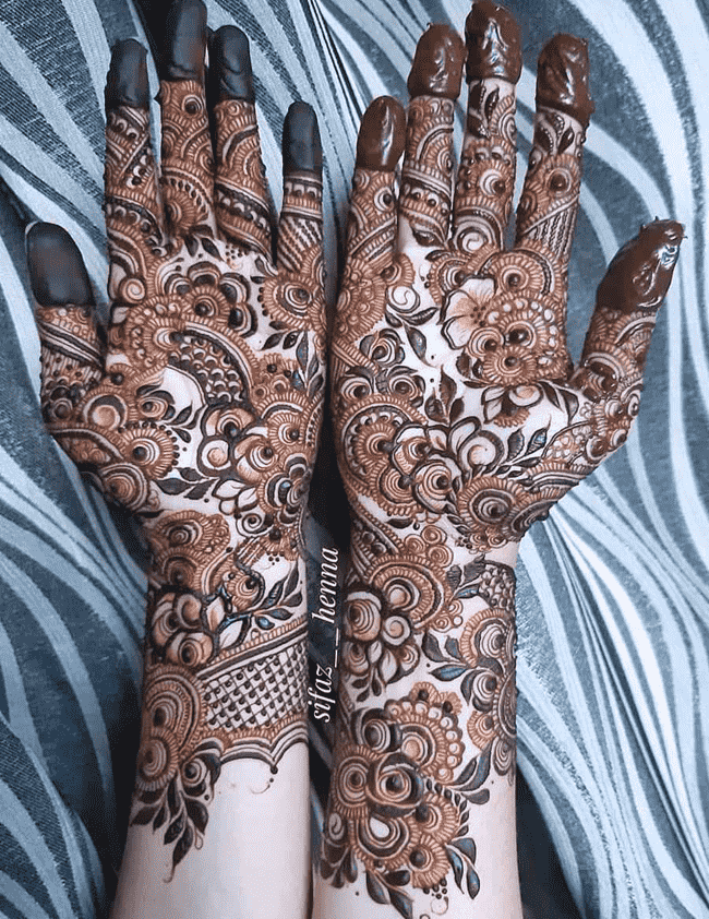 Elegant Janakpur Henna Design