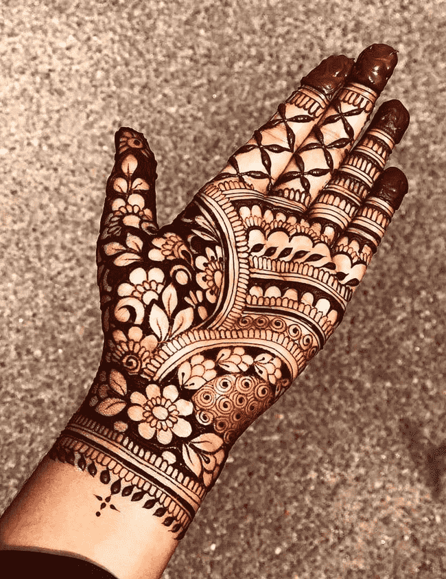Excellent Janakpur Henna Design