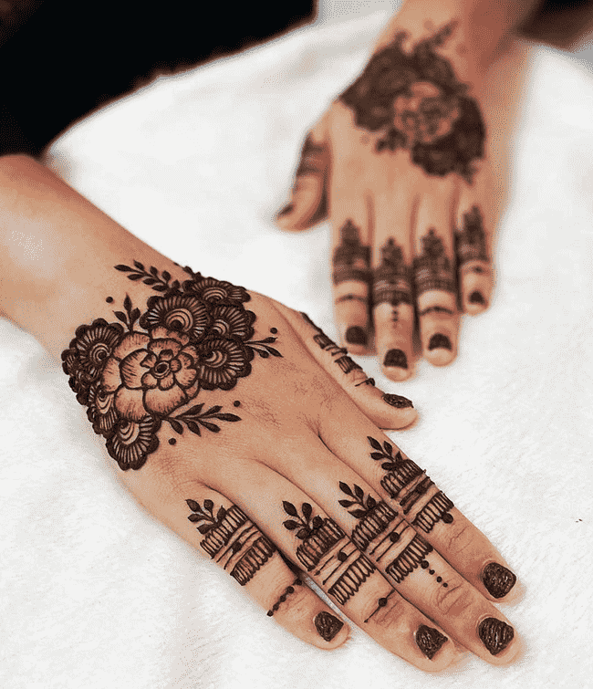 Inviting Janakpur Henna Design
