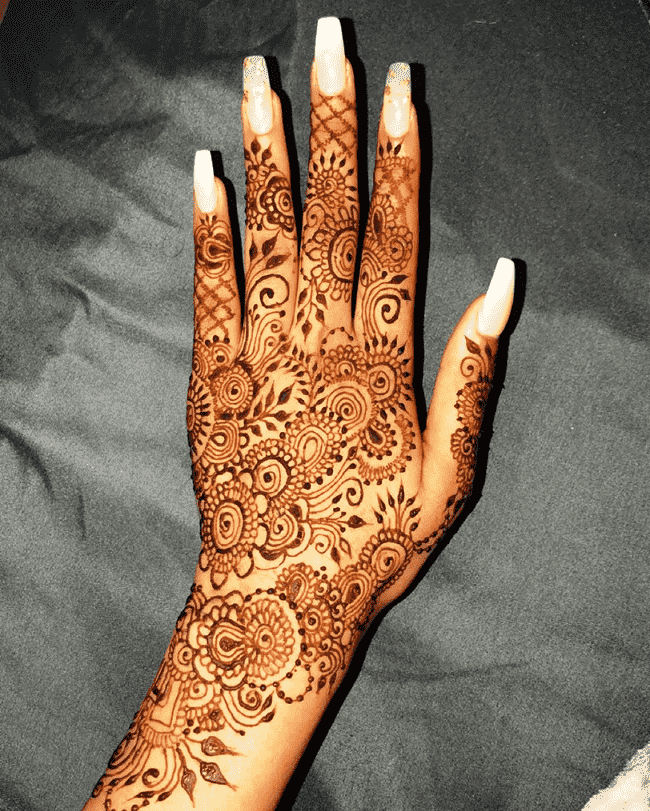 Nice Janakpur Henna Design