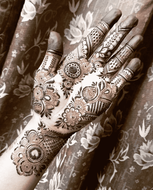 Pleasing Janakpur Henna Design