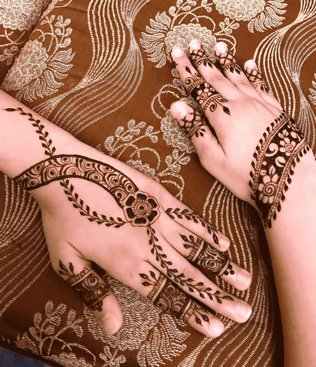 Pretty Janakpur Henna Design