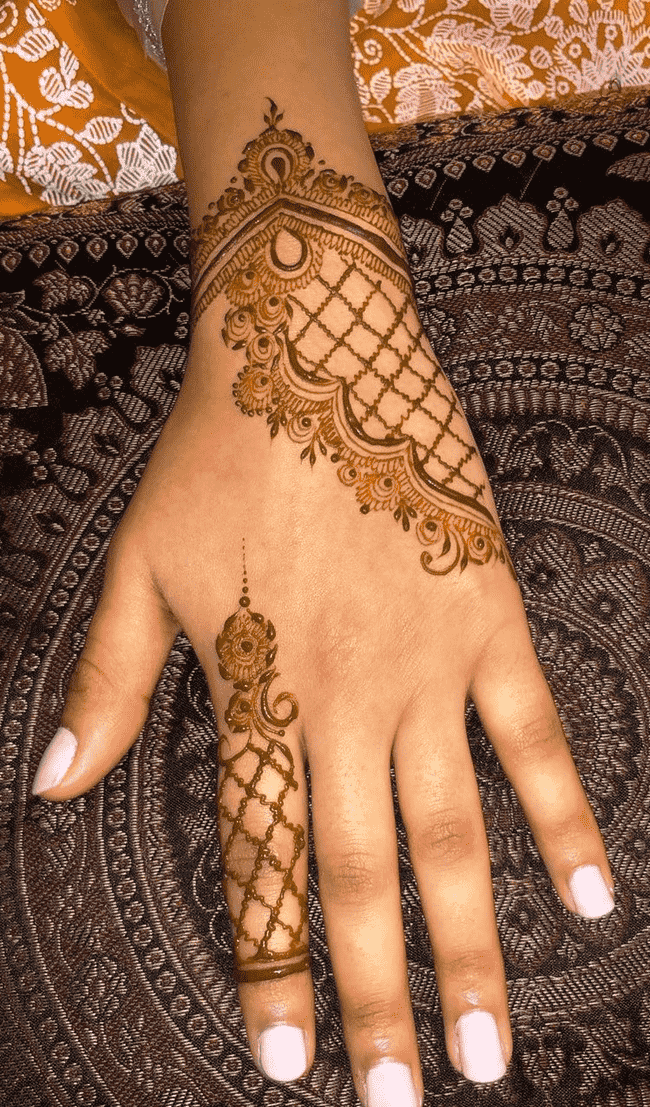 Slightly Janakpur Henna Design