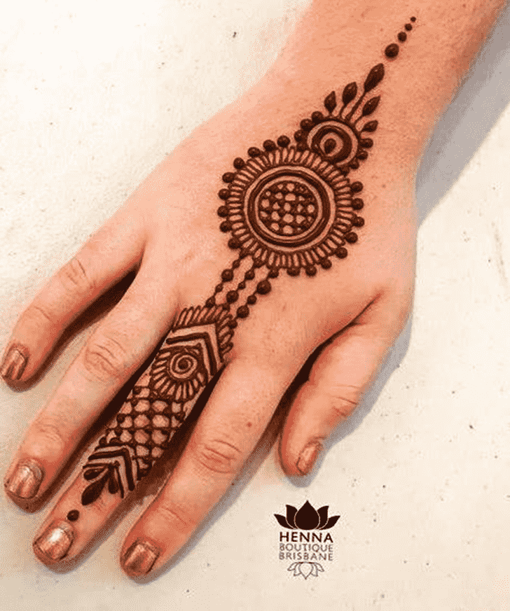 Arm Jewellery Henna Design