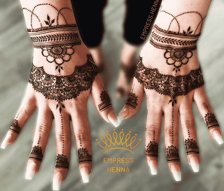 Excellent Jewellery Henna Design