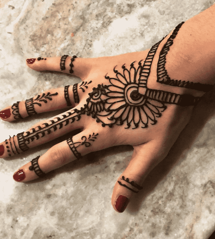Arm Jewelry Henna Design