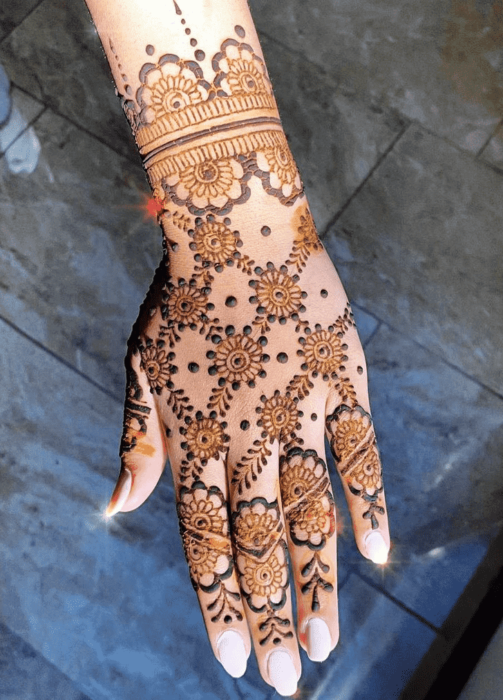 Adorable Jharkhand Henna Design
