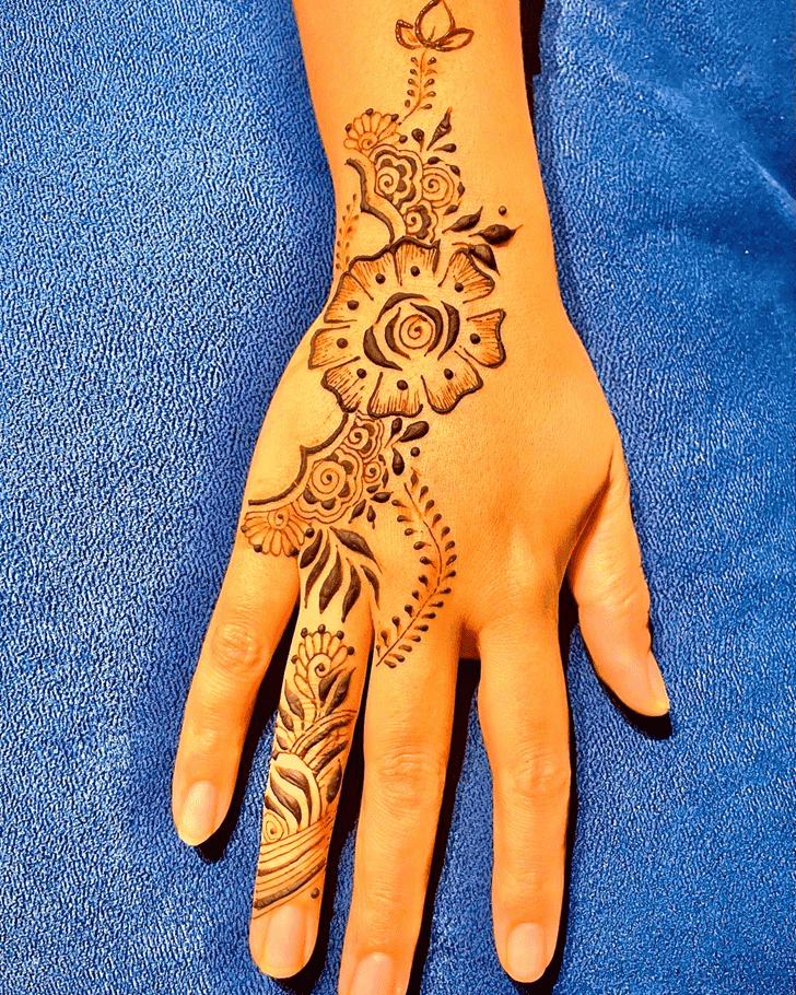 Beauteous Jharkhand Henna Design