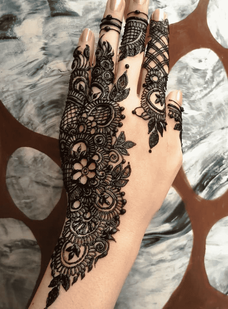 Fine Jharkhand Henna Design