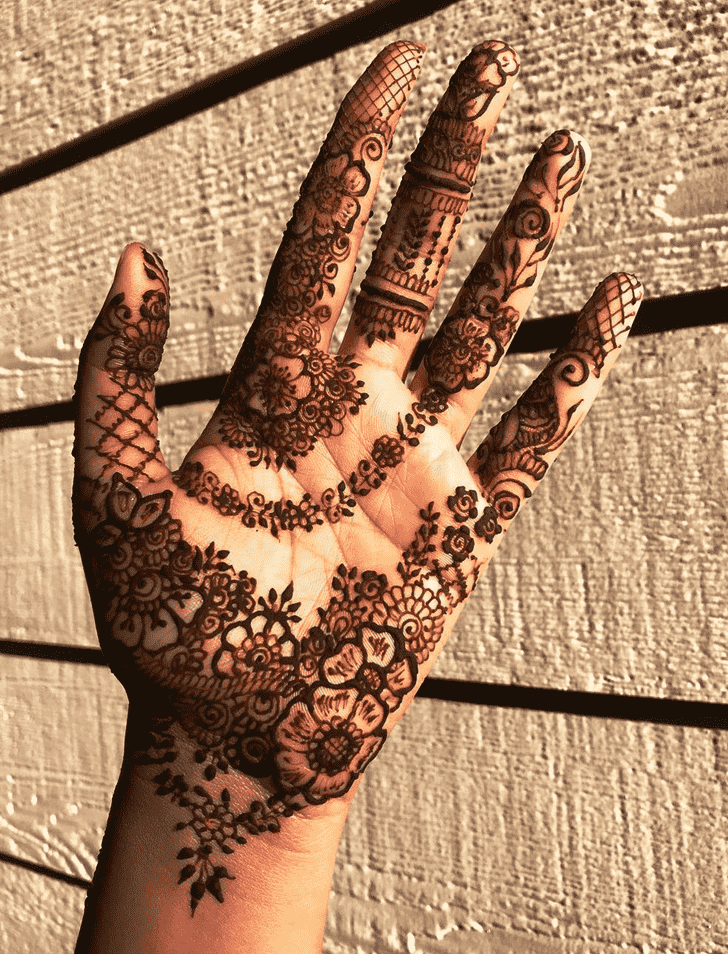 Awesome Jharkhand Henna Design
