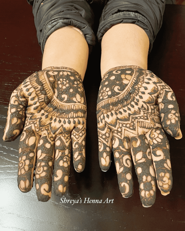 Nice Jharkhand Henna Design