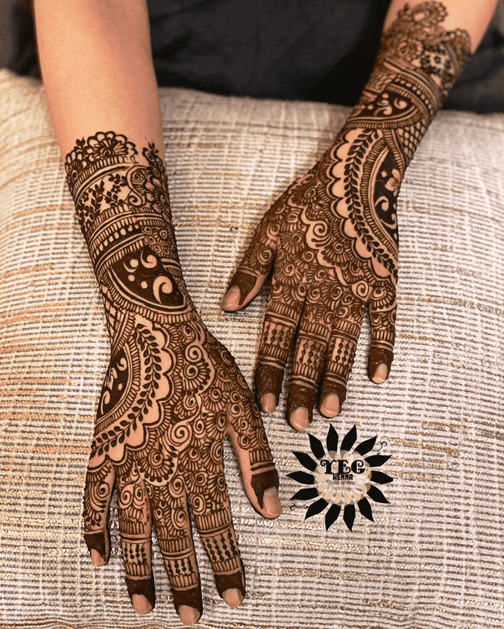 Stunning Jharkhand Henna Design