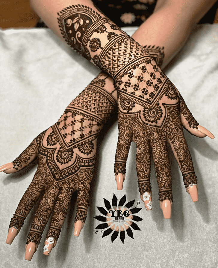 Superb Jharkhand Henna Design