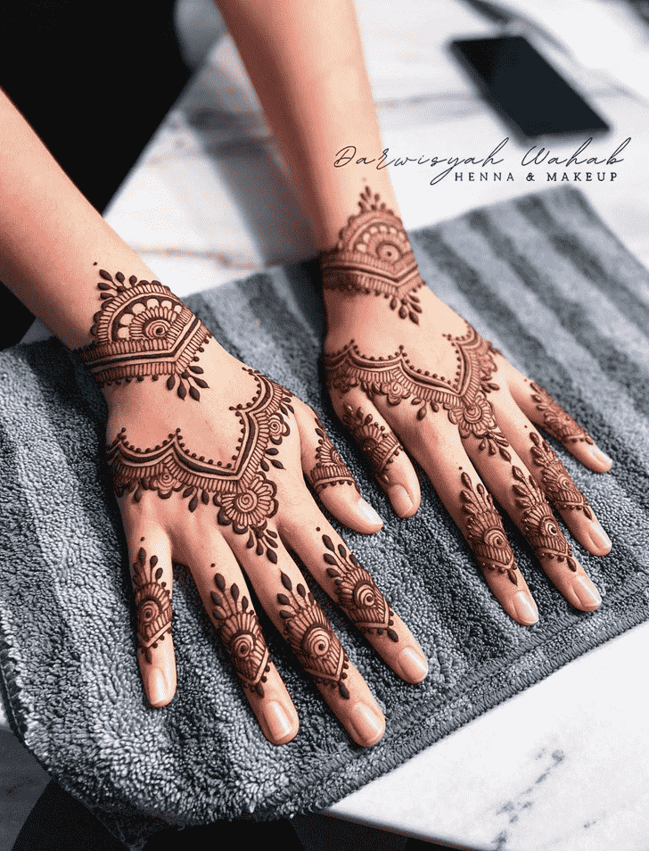 Charming Jodhpur Henna Design