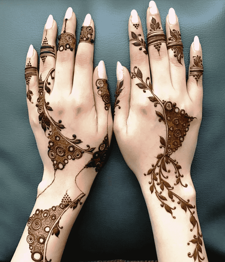 Enthralling Jodhpur Henna Design