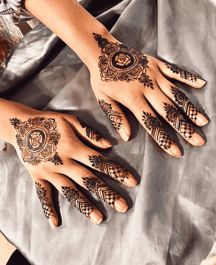 Nice Jodhpur Henna Design
