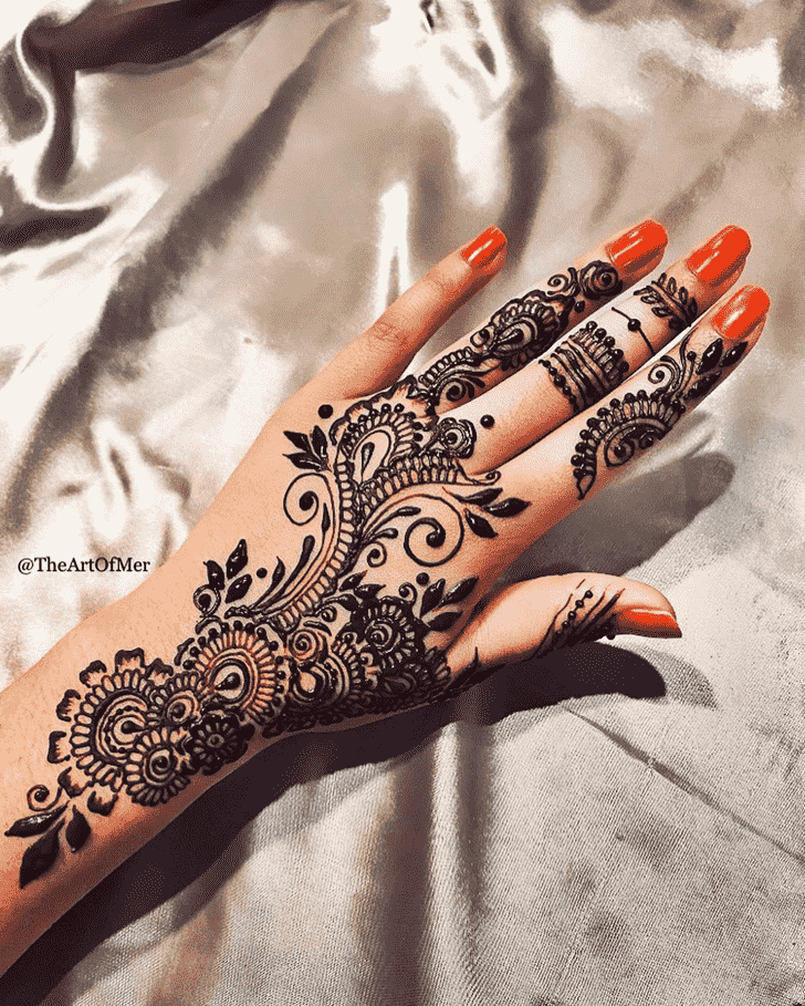 Pretty Jodhpur Henna Design