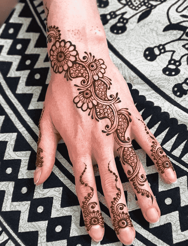 Appealing Kandahar Henna Design