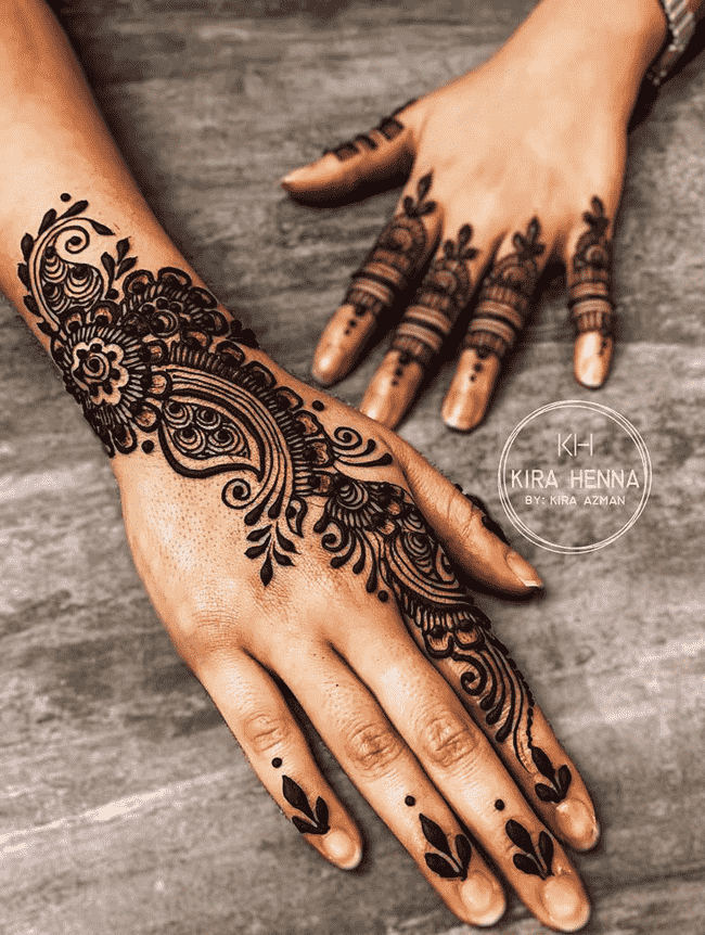 Delightful Kandahar Henna Design