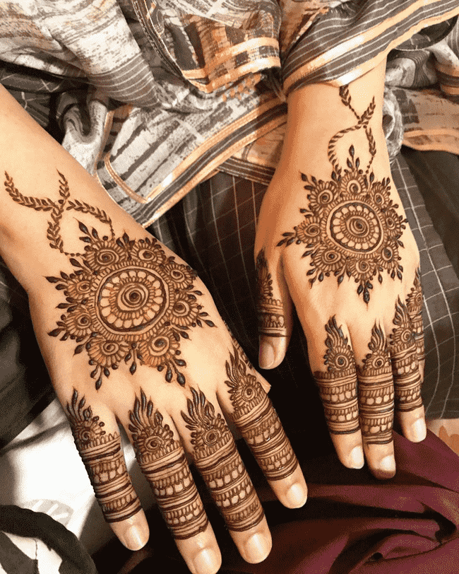 Awesome Kandahar Henna Design