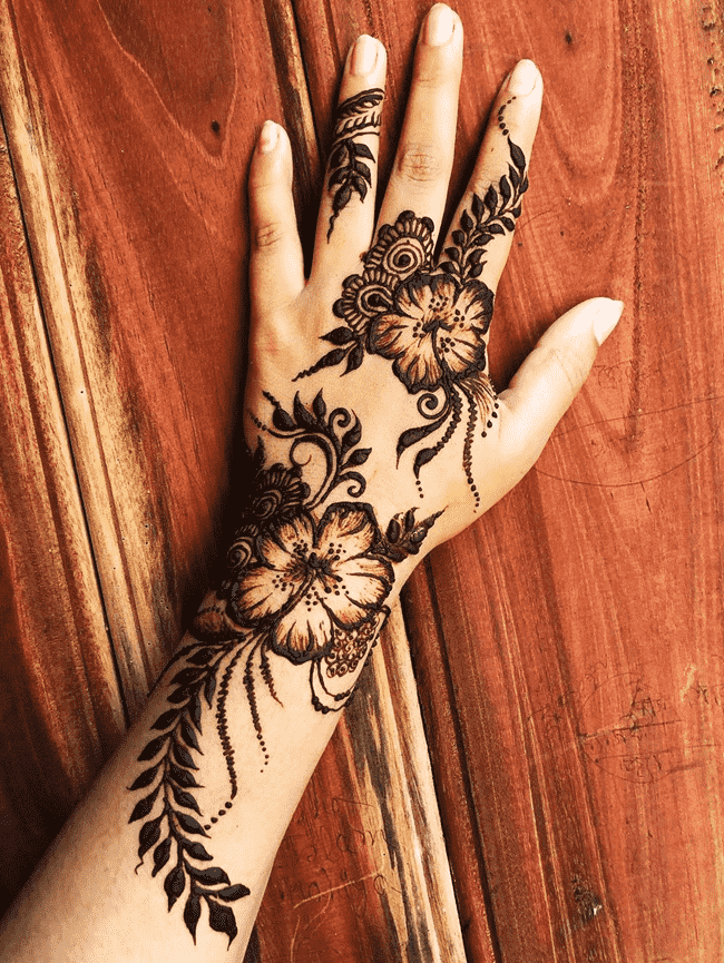 Nice Kandahar Henna Design