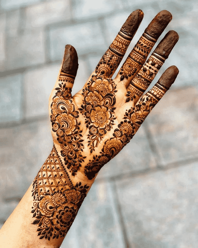 Slightly Kandahar Henna Design