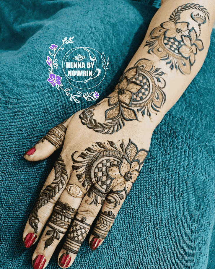Adorable Kanpur Henna Design