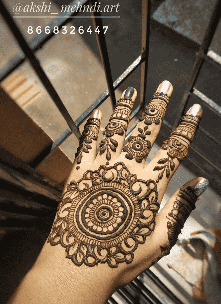 Dazzling Kanpur Henna Design
