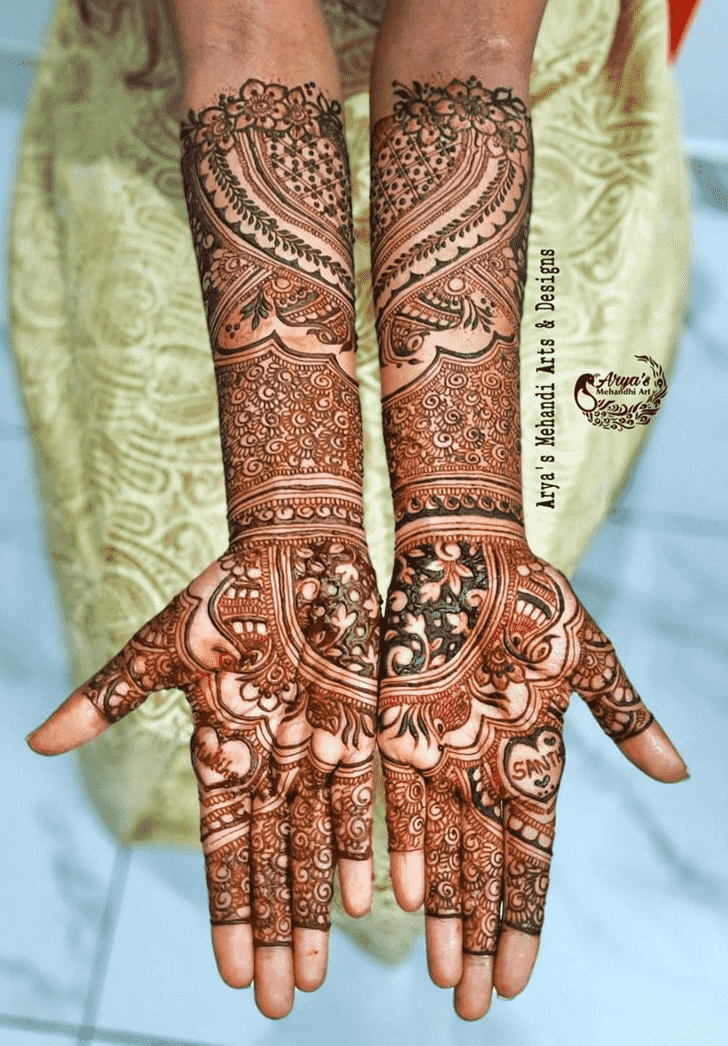 Graceful Kanpur Henna Design