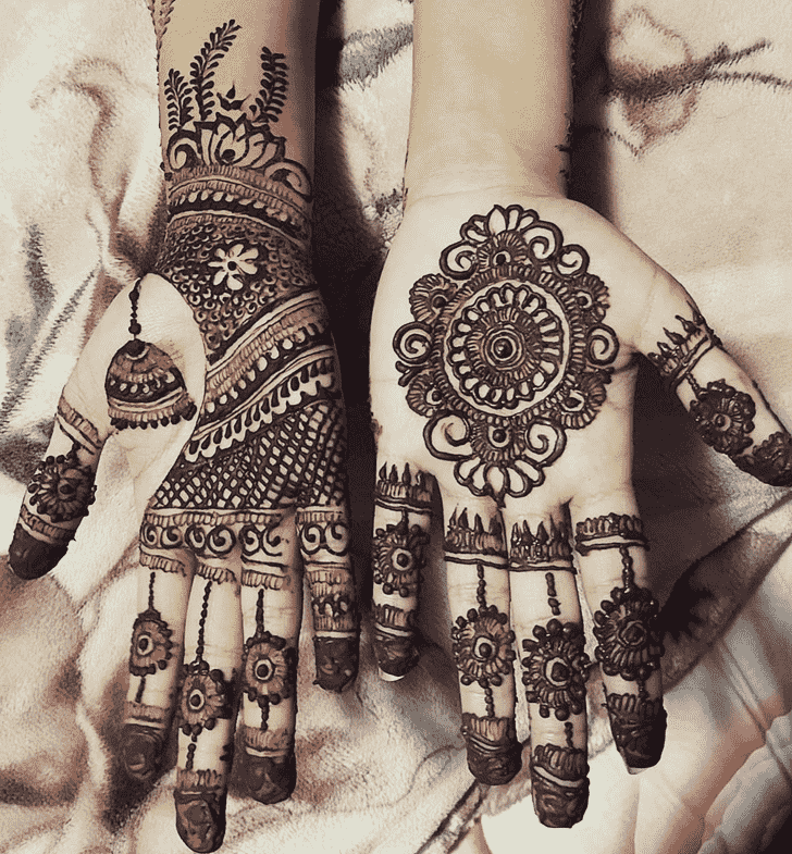 Inviting Kanpur Henna Design