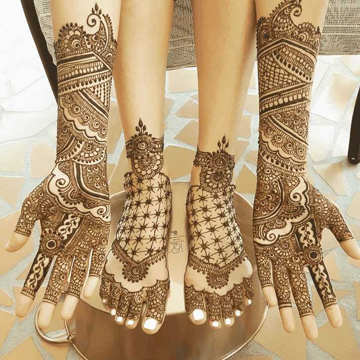 Marvelous Kanpur Henna Design