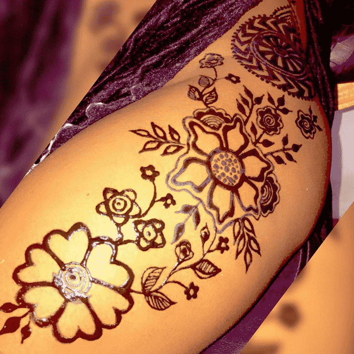 Arm Karnataka Henna Design