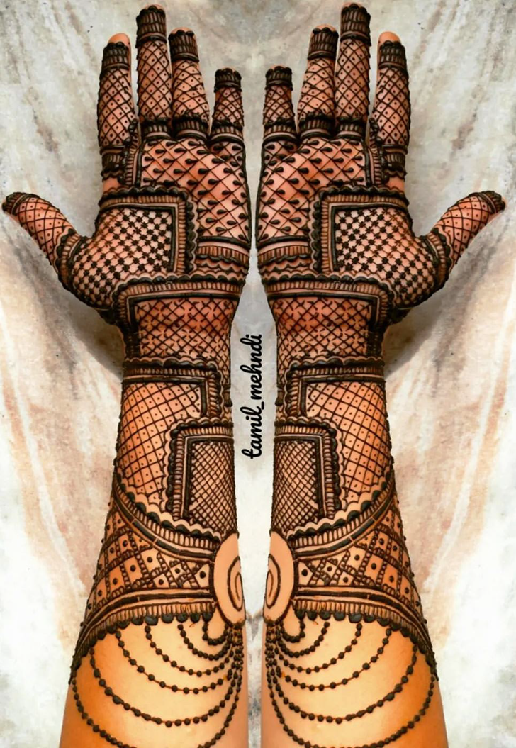 Slightly Karwachauth Special Henna Design