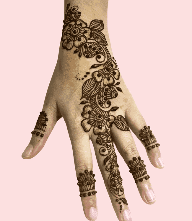Pretty Kasauli Henna Design