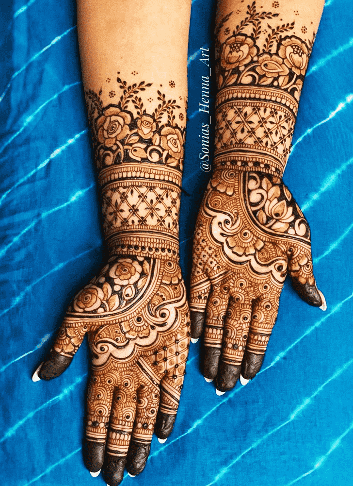 Ideal Kashmiri Henna Design