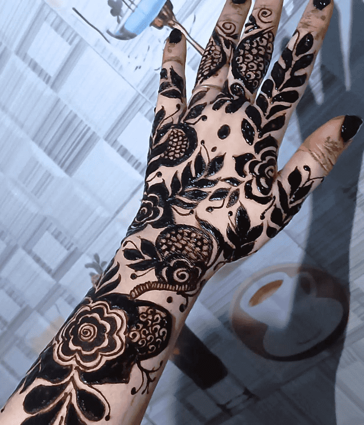 Pin by Muskaans_henna_ on henna | Rose mehndi designs, Floral henna designs,  Engagement mehndi designs