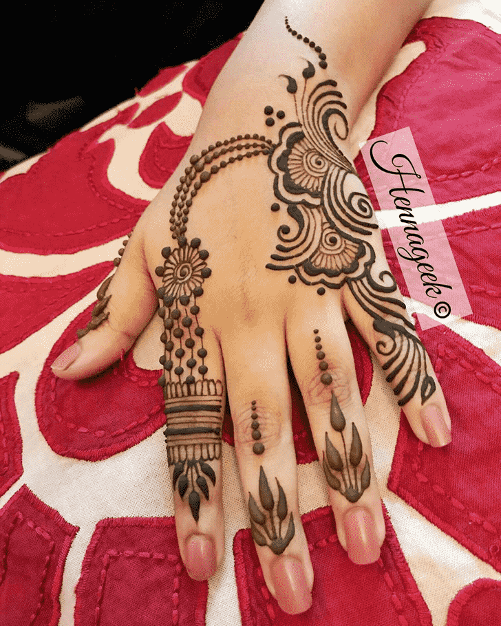 Bewitching Khost Henna Design