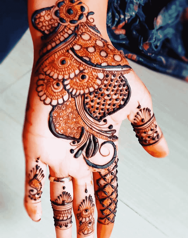 Fine Kolkata Henna Design