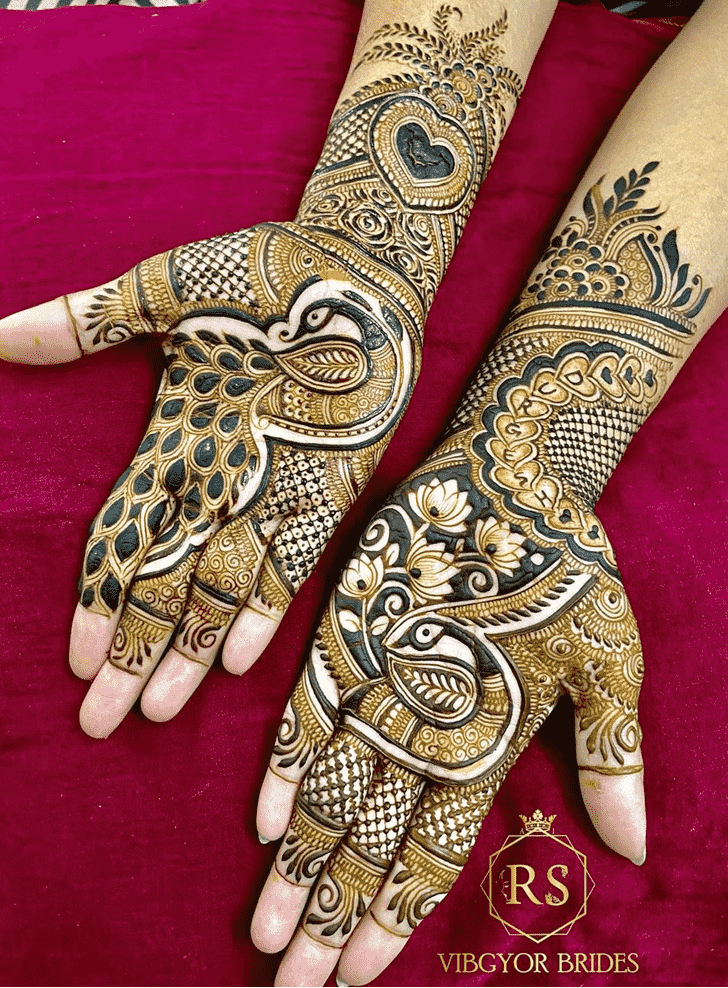Pleasing Kolkata Henna Design