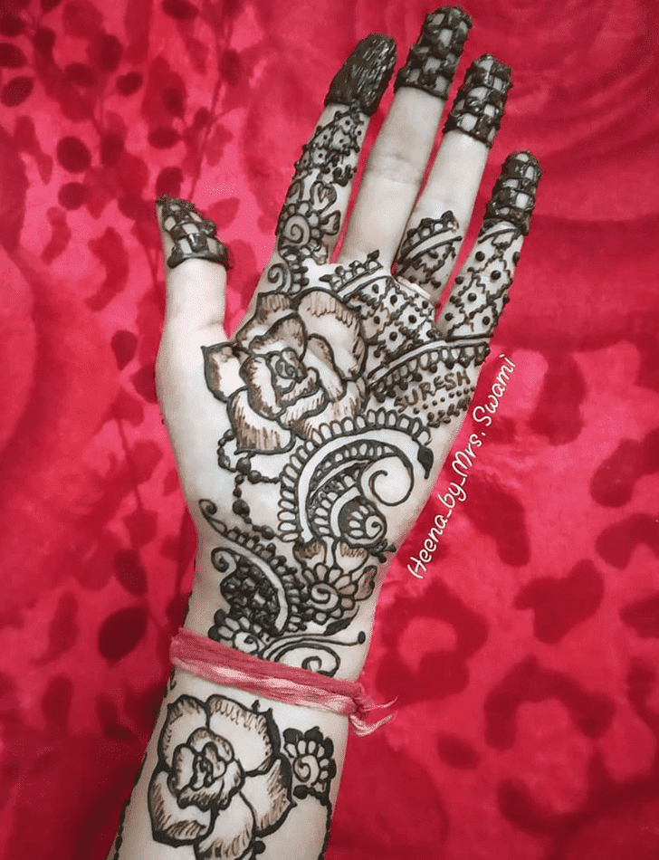 Exquisite Kuwait Henna Design