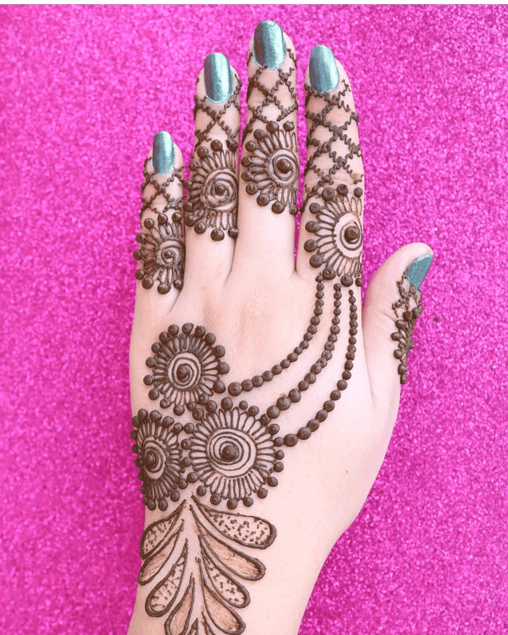 Stunning Kuwait Henna Design