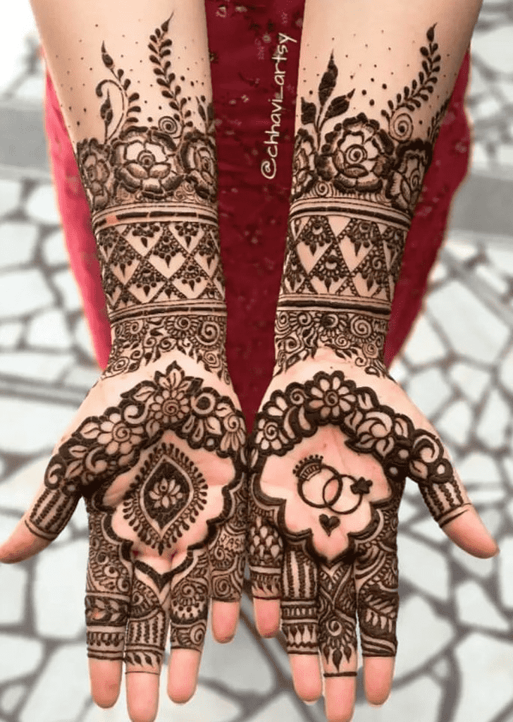 Pleasing Latest Beautiful Henna Design