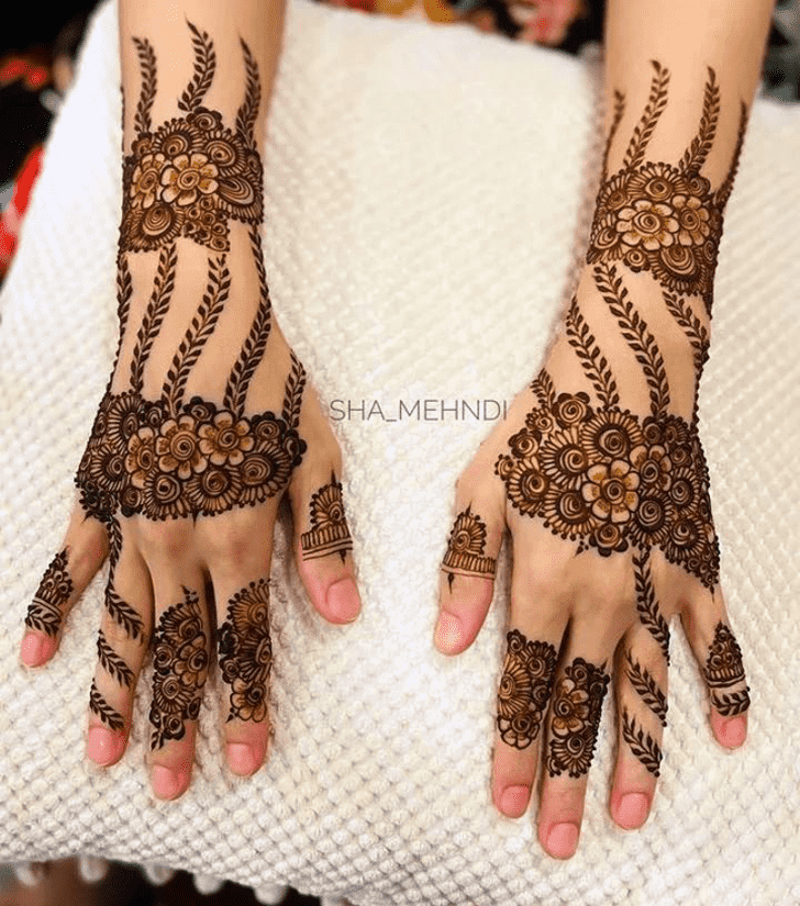 Superb Latest Beautiful Henna Design