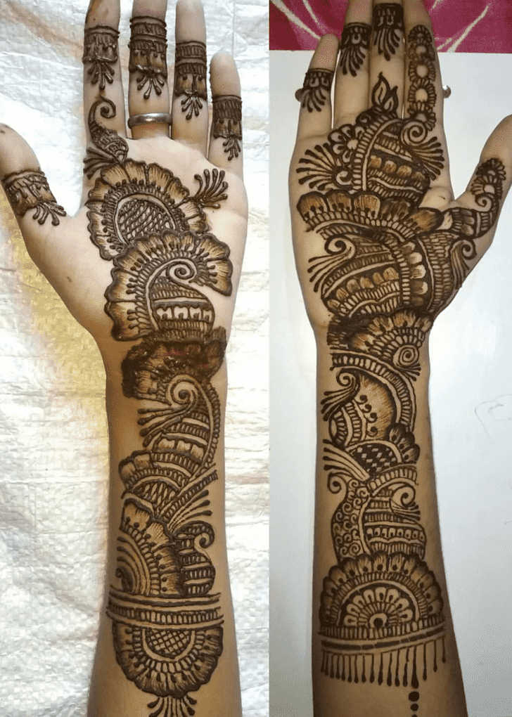 Beauteous Latest Henna Design