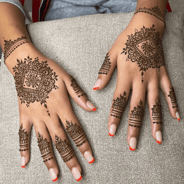 Enthralling Latest Henna Design
